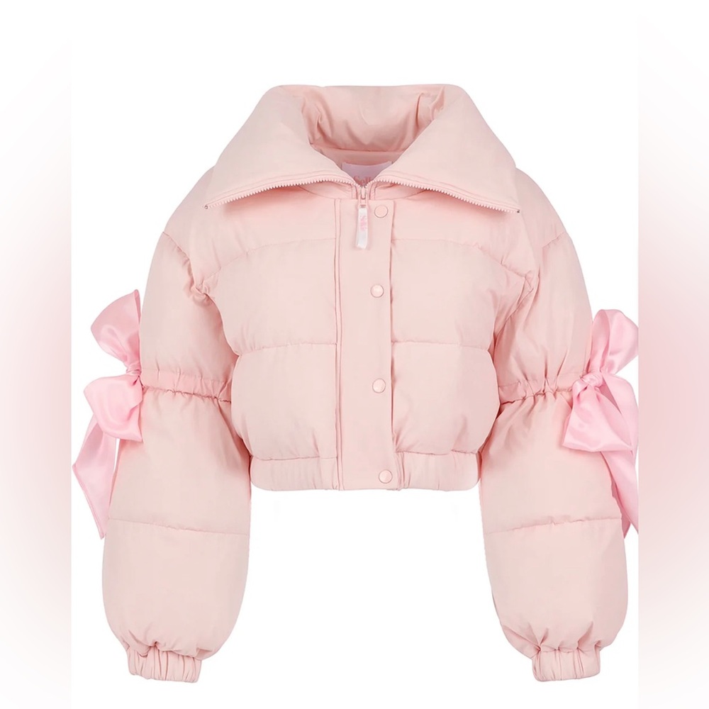 Selkie The Castle Pink Marshmallow Puffer Jacket -L